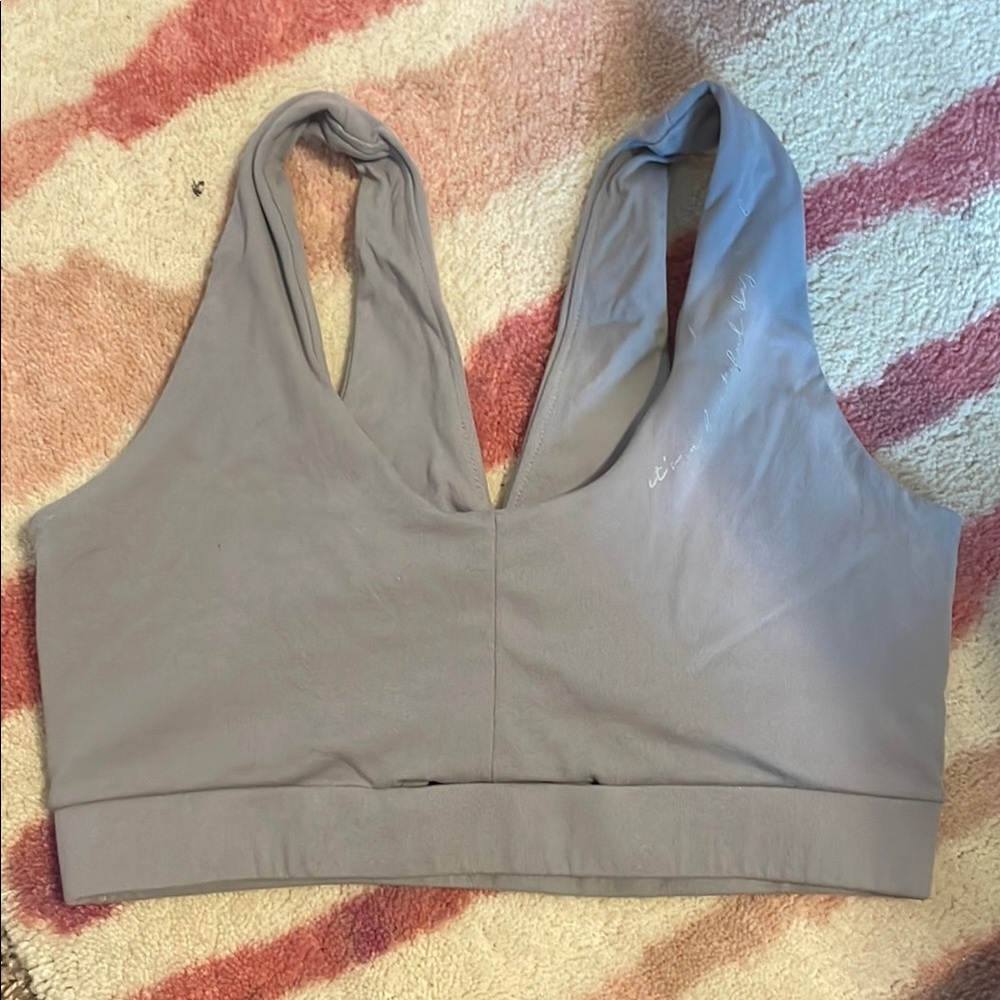 Gymshark Light Gray Sports Bra